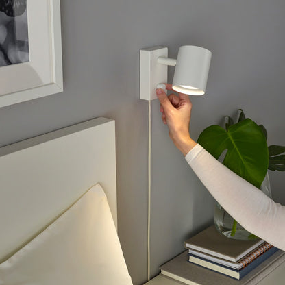 IKEA NYMÅNE Wall/reading lamp, white