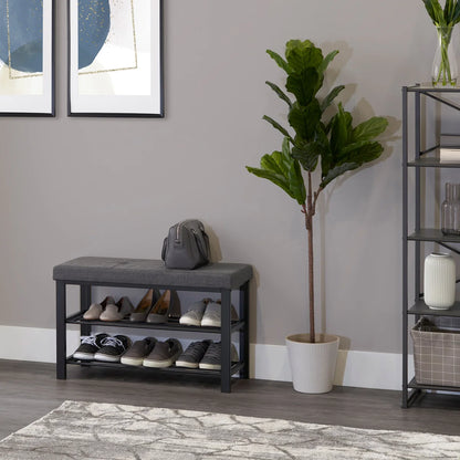Neatfreak Upholstered Shoe Bench