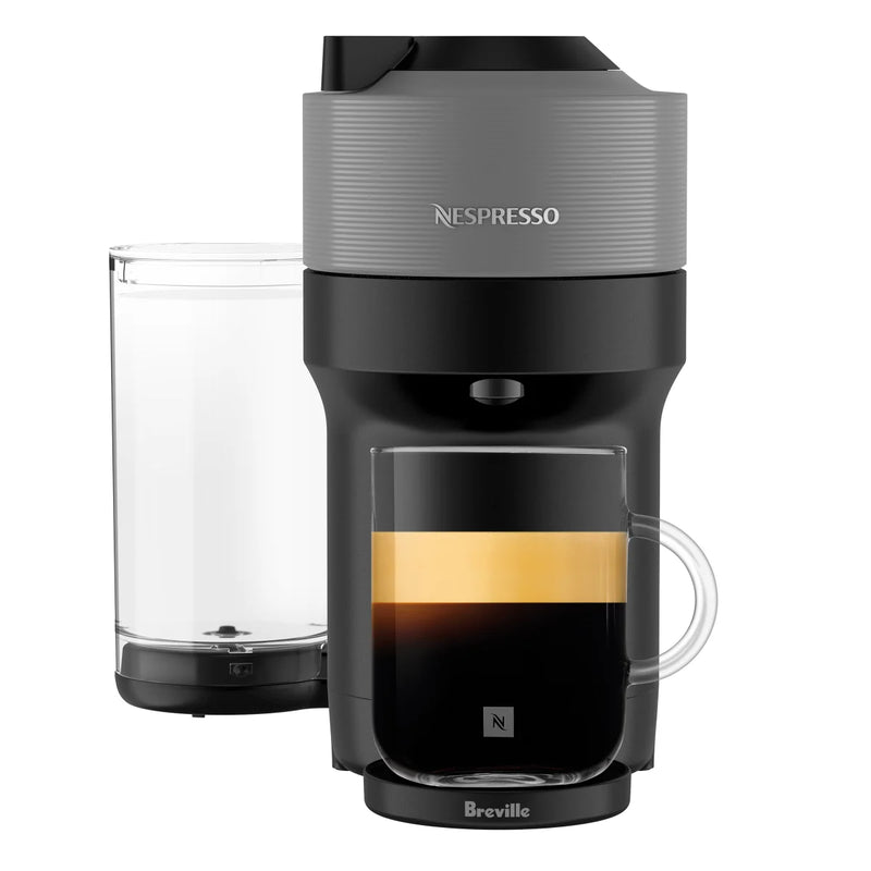 Machine à café à dosettes Nespresso Vertuo Pop+ de Breville avec Aeroccino 