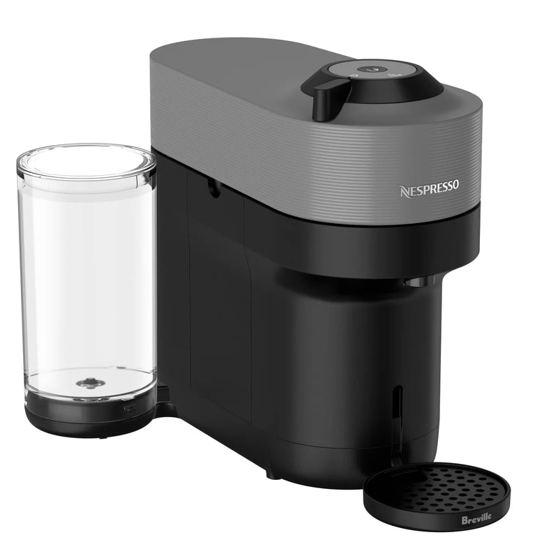 Machine à café à dosettes Nespresso Vertuo Pop+ de Breville avec Aeroccino 