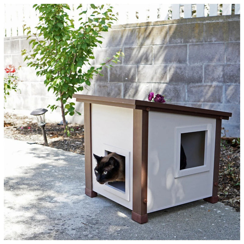 Maison pour chats sauvages d'extérieur New Age Pet Albany