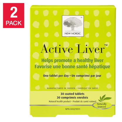 New Nordic Active Liver, 30 Tablets, 2-Pack