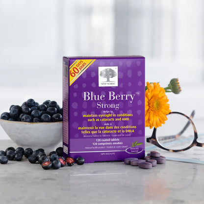 New Nordic Blue Berry Strong, 120 Tablets