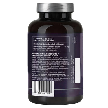 New Nordic Elderberry Gummies, 2 x 60 Gummies