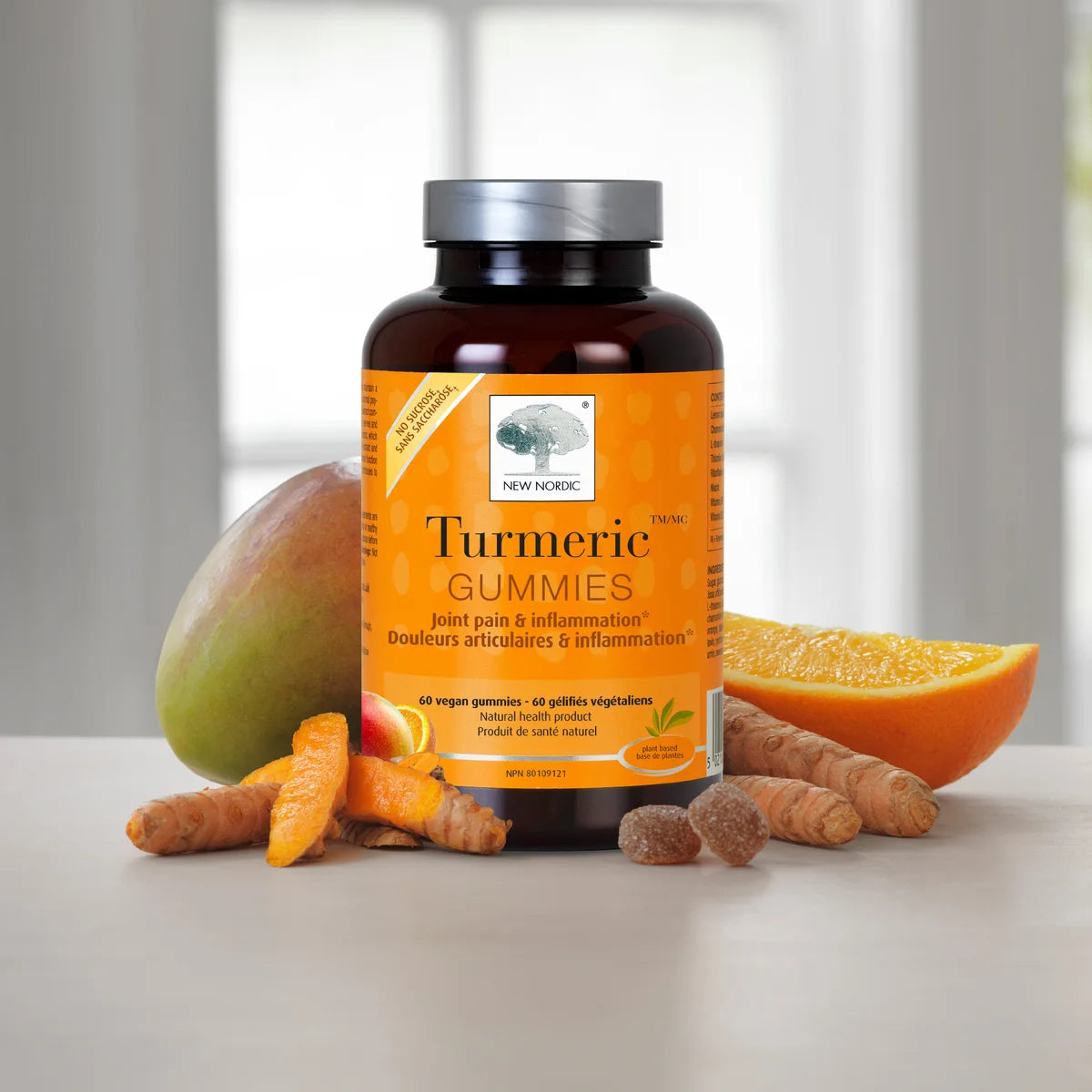 New Nordic Turmeric Gummies, 2 x 60 Gummies