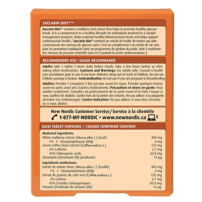 New Nordic Zuccarin Diet, 60 Tablets, 2-Pack