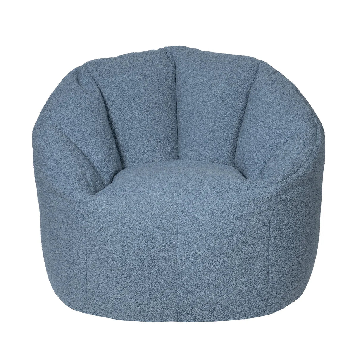 Norka Living Rod Sherpa Bean Bag Chair | Blue