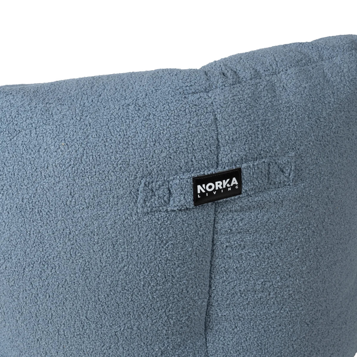 Norka Living Rod Sherpa Bean Bag Chair | Blue