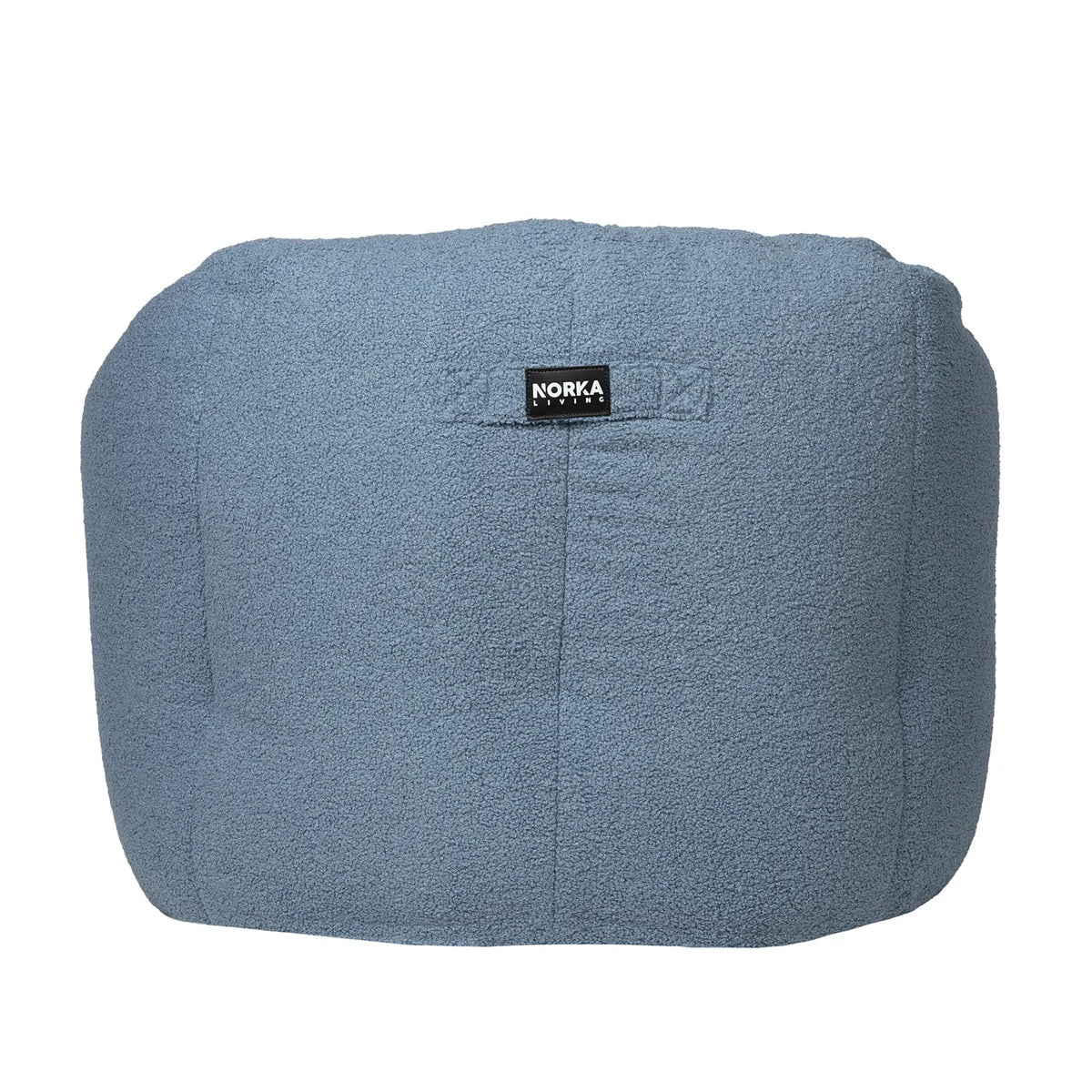 Norka Living Rod Sherpa Bean Bag Chair | Blue