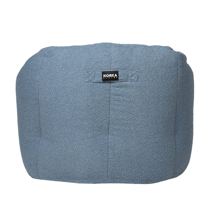 Norka Living Rod Sherpa Bean Bag Chair | Blue