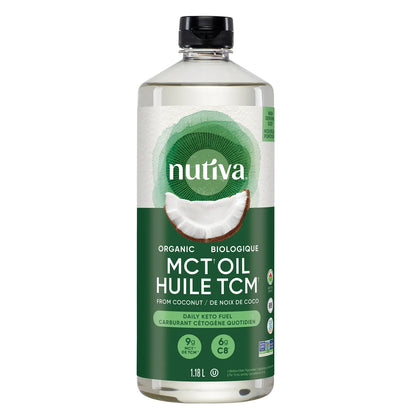 Nutiva Certified Organic MCT Oil, 1.18L