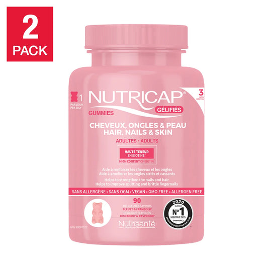 Nutricap Hair, Nails and Skin, 2 x 90 gummies