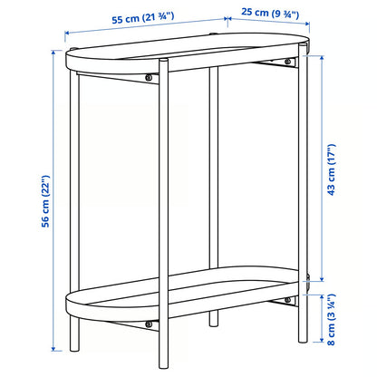 IKEA OLIVBLAD Plant stand, indoor/outdoor, 56 cm (22 ") - Black