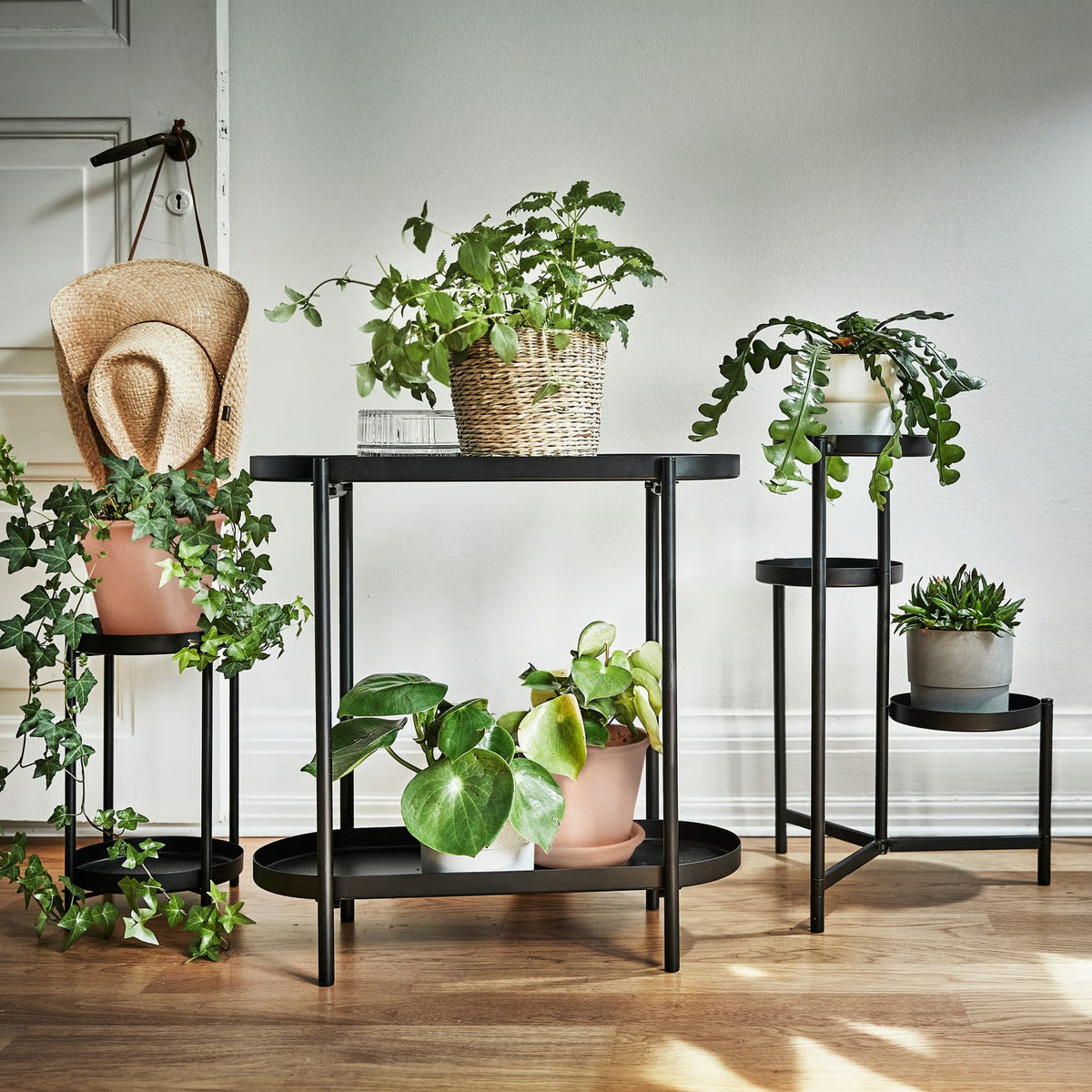 IKEA OLIVBLAD Plant stand, indoor/outdoor black, 58 cm (22 ¾ ")
