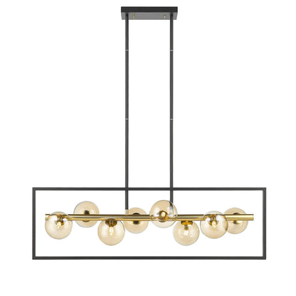 OVE Decors Sydney 8-Light Gold Pendant