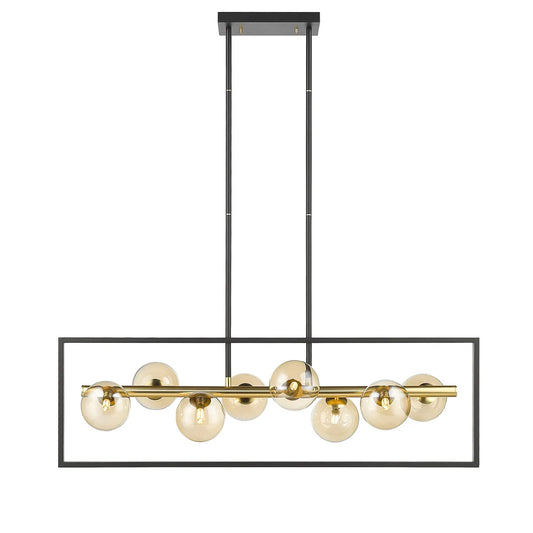 OVE Decors Sydney 8-Light Gold Pendant