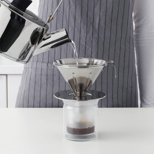 IKEA ÖVERST Metal coffee filter, stainless steel