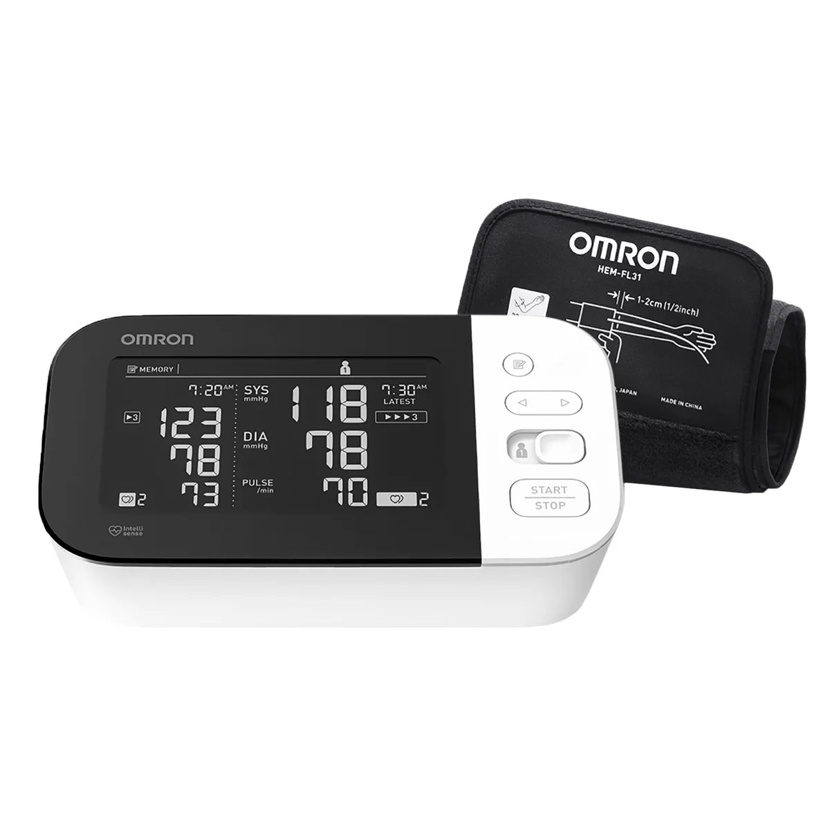Omron BP7455 Blood Pressure Monitor With Bluetooth Connectivity
