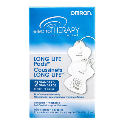 Omron Electrotherapy Replacement Long Life Pads, 2-pack