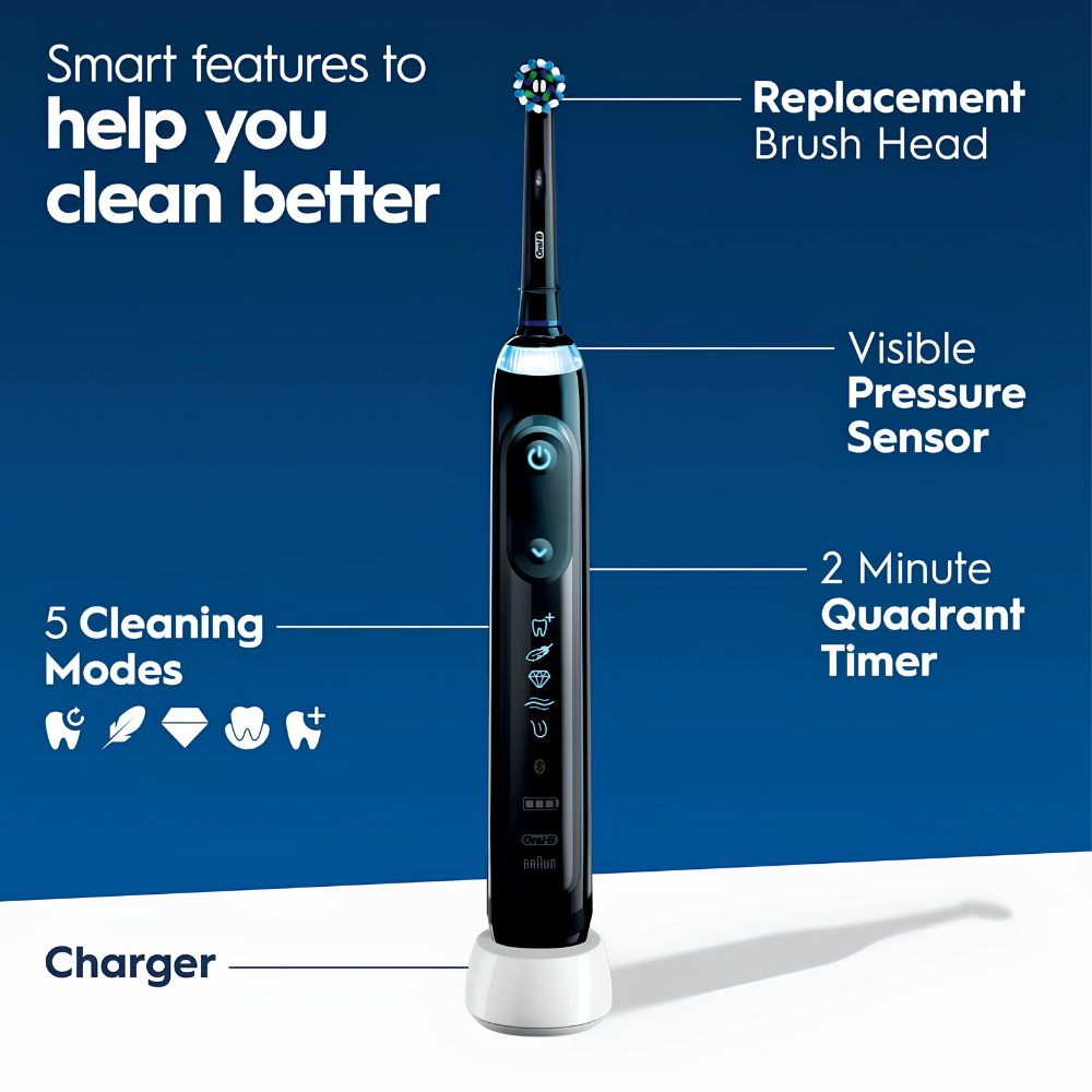 Oral-B Genius X Limited Electric Toothbrush with AI – Midnight Black