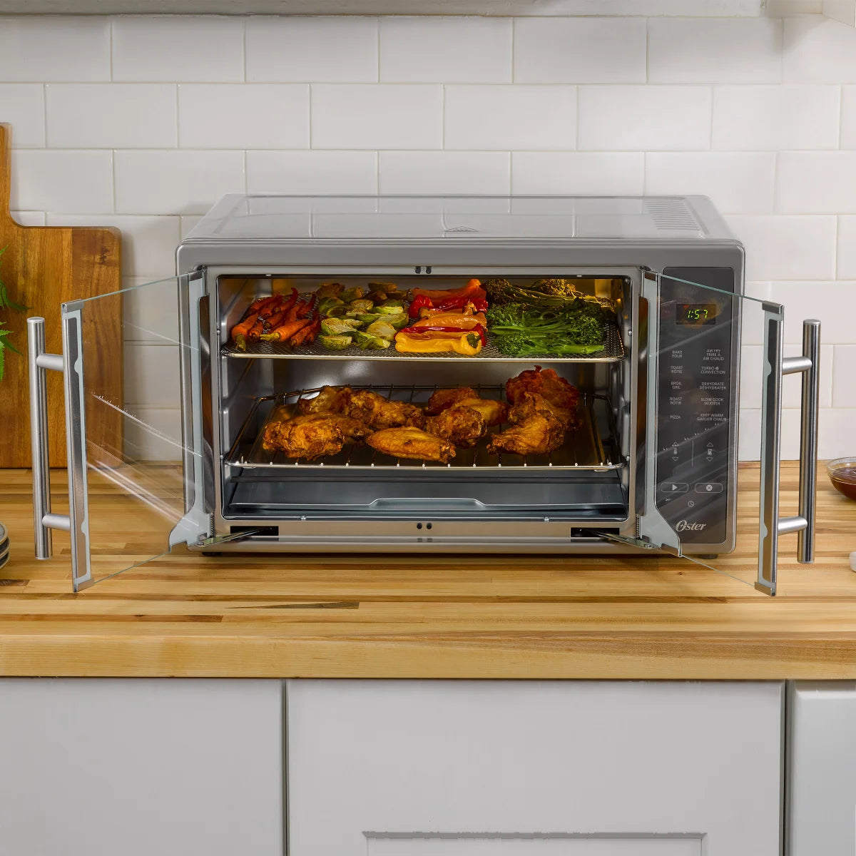 Oster French Door Digital Toaster Oven-Air Fry