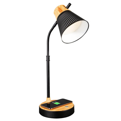 OttLite LED Table Lamp with Wireless Charging