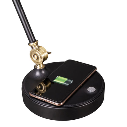 OttLite Wireless Charging LED Desk Lamp