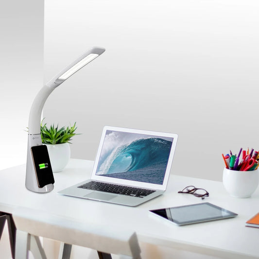 OttLite Wireless Charging LED Lamp with Phone Stand