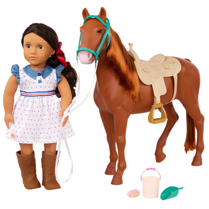 Our Generation Daria and Saddlebred Horse Set 18-inch Doll