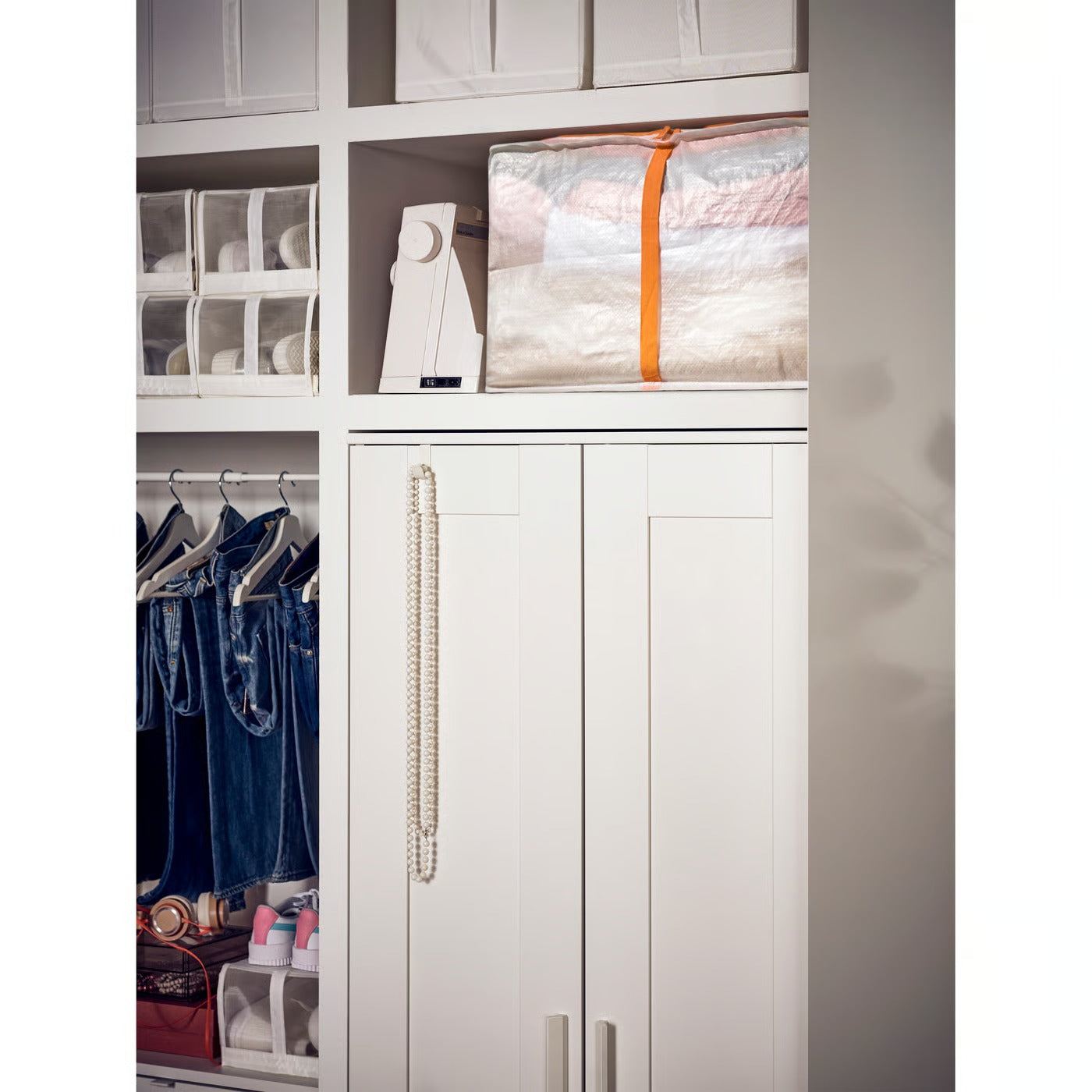 (2 PACK) IKEA PÄRKLA Storage case, 55x49x30 cm (21 ¾x19 ¼x11 ¾ ")