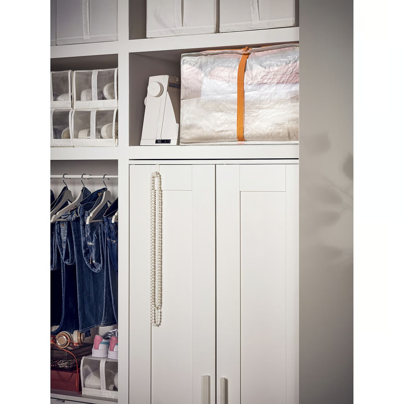 (2 PACK) IKEA PÄRKLA Storage case, 55x49x30 cm (21 ¾x19 ¼x11 ¾ ")