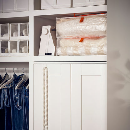 (4 PACK) IKEA PÄRKLA Storage case, 55x49x19 cm (21 ¾x19 ¼x7 ½ ")