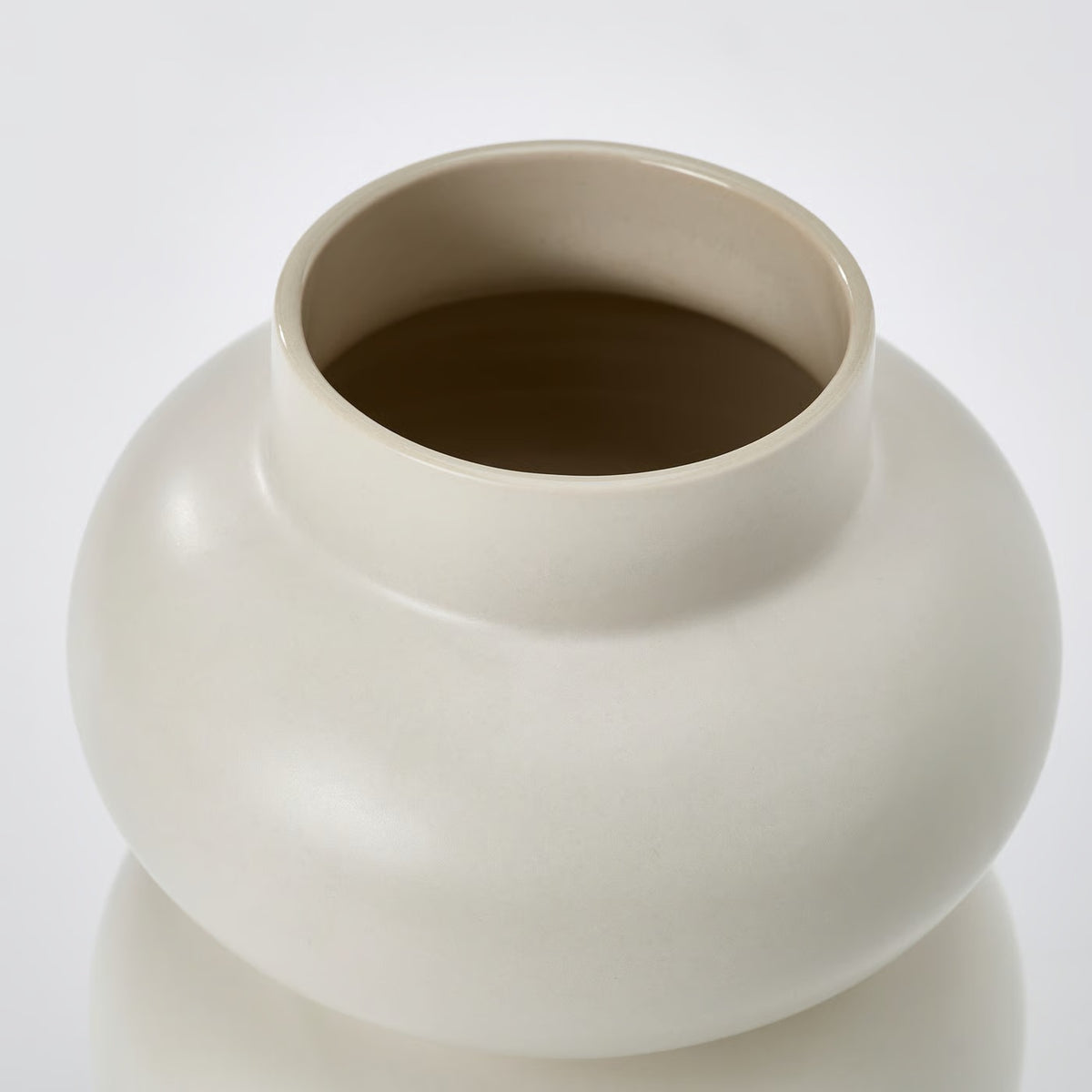 IKEA PÄRLHÄGG Vase, beige, 22 cm (8 ¾ ")
