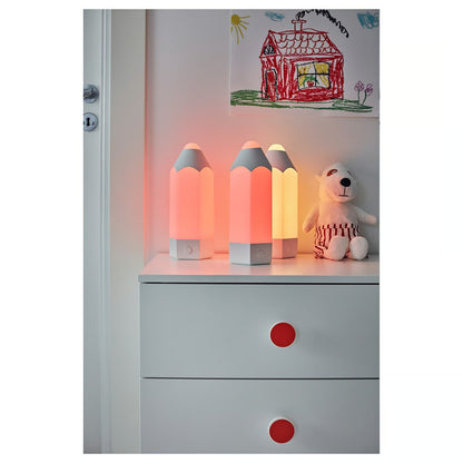 IKEA PELARBOJ LED table lamp, multicolor