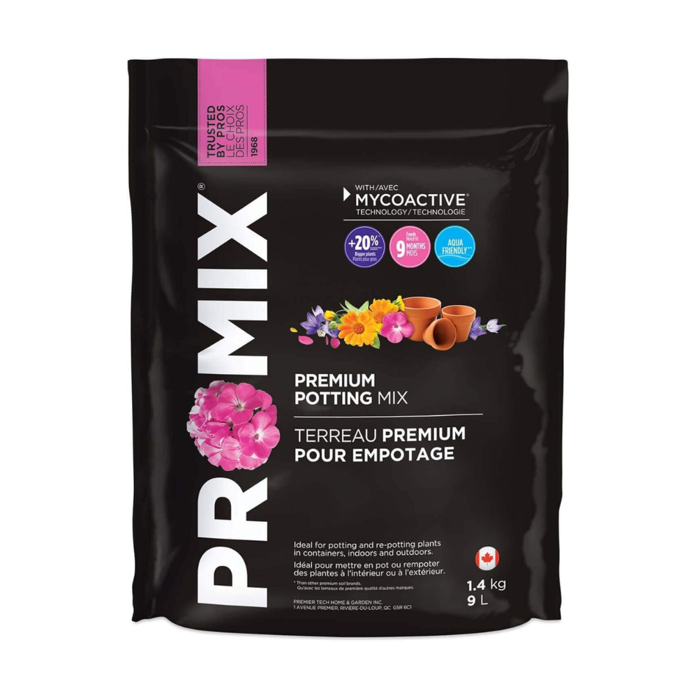 PRO-MIX Potting Mix, Bigger Plants & More Blooms, 9 L