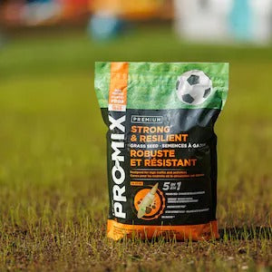 PRO-MIX Strong & Resilient Grass Seed, 5-in-1 Lawn Mix, Fast Germination in 7 Days, 1.3 kg – Covers up to 180 m² for Durable, Healthy Lawn Growth