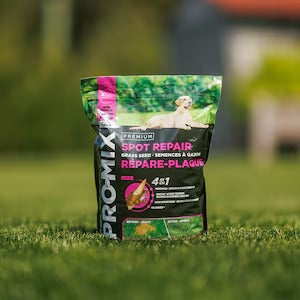 PRO-MIX Spot Repair Grass Seed, 4-in-1 Lawn Repair Formula, Fast Germination in 7 Days, Covers up to 8 m², 1.7 kg