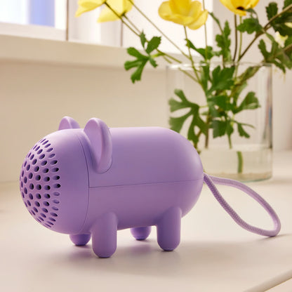 IKEA GREJSIMOJS Portable Bluetooth speaker, mouse/purple