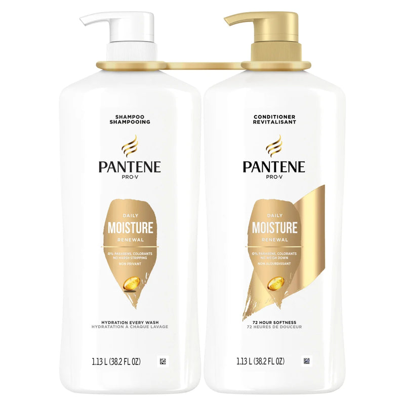 Shampooing et revitalisant Pantene Pro-V, 2 x 1,13 L