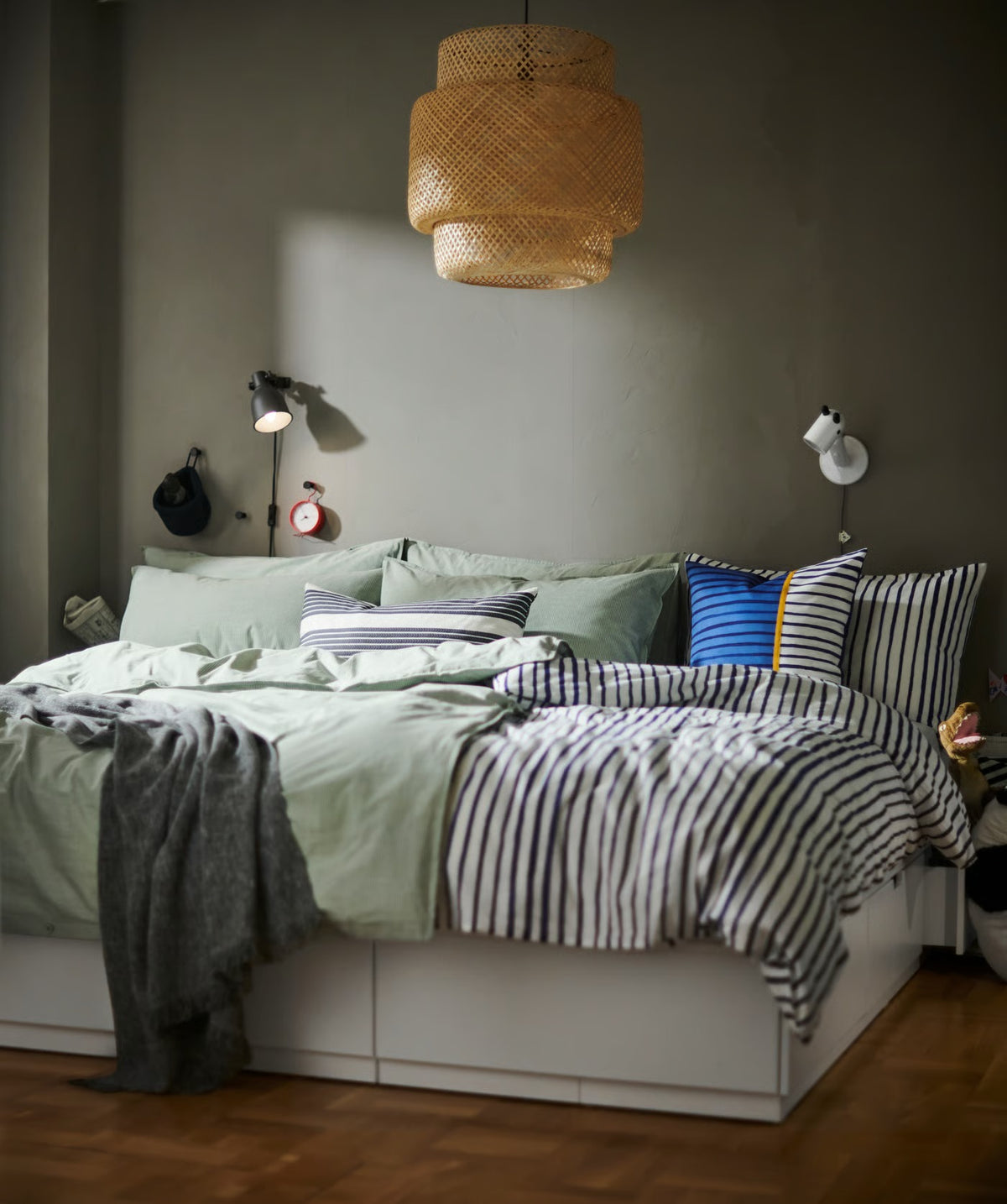 IKEA SINNERLIG Pendant lamp, bamboo/handmade, 50 cm (20 ")