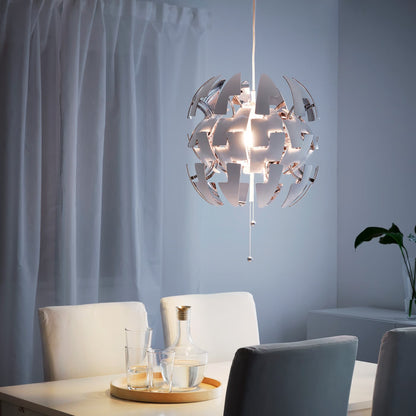 IKEA PS 2014 Pendant lamp, white/silver color, 35 cm (14 ")
