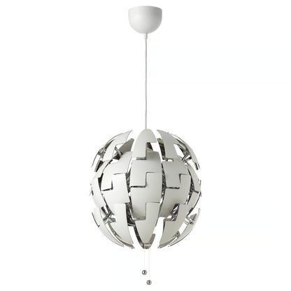IKEA PS 2014 Pendant lamp, white/silver color, 35 cm (14 ")
