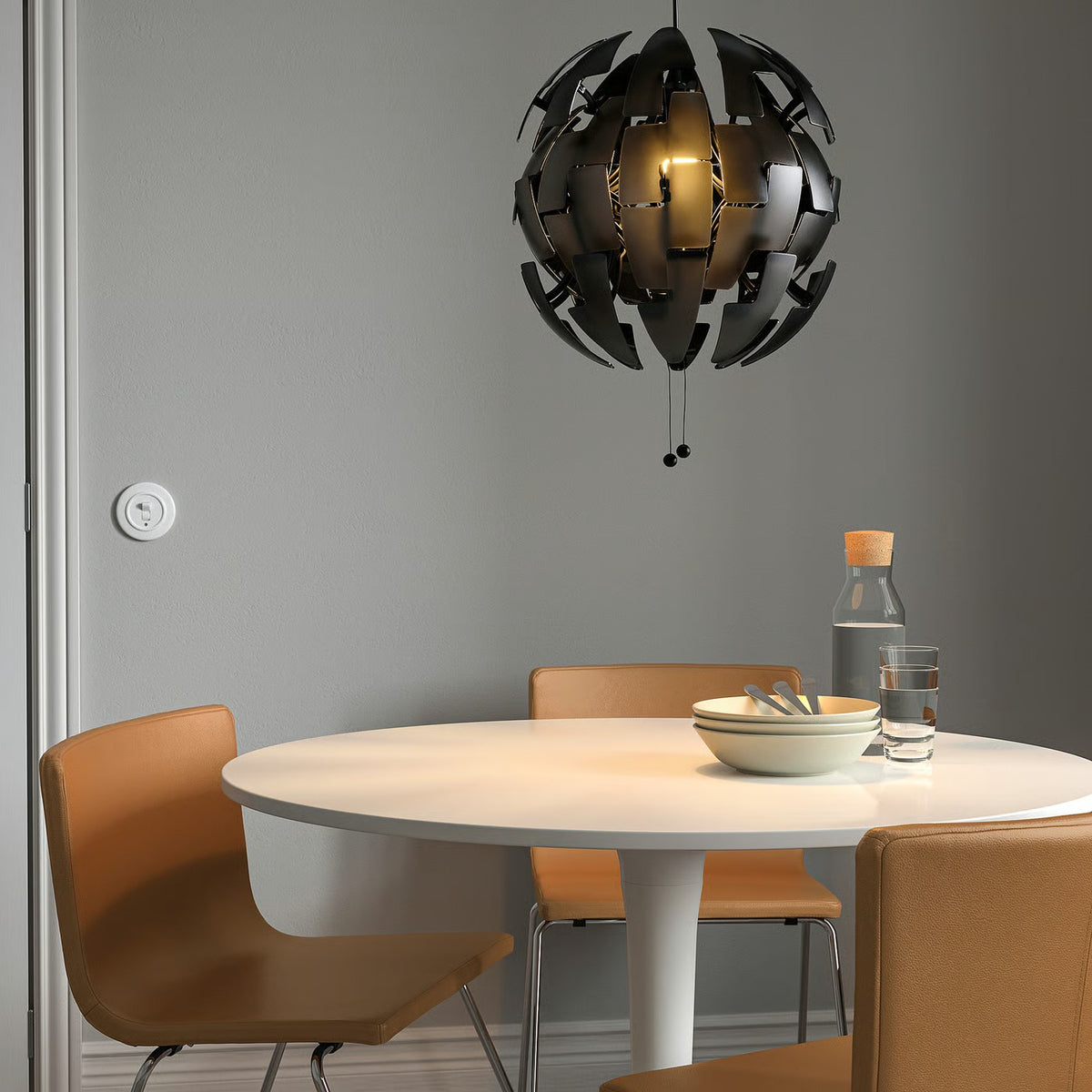 IKEA PS 2014 Pendant lamp, black, 35 cm (14 ")