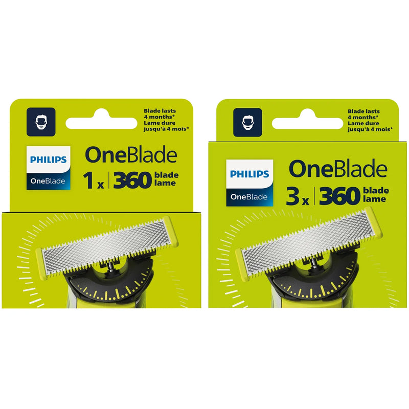 Lames de rechange Philips OneBlade 360, lot de 4