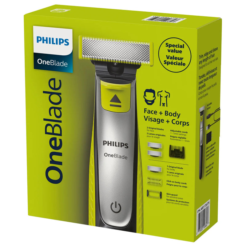 Rasoir Philips OneBlade Visage + Corps