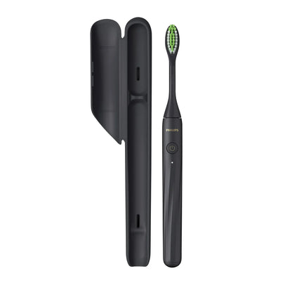 Philips One by Sonicare Rechargeable Toothbrush with Bonus Replacement Brush heads, 2 Pack