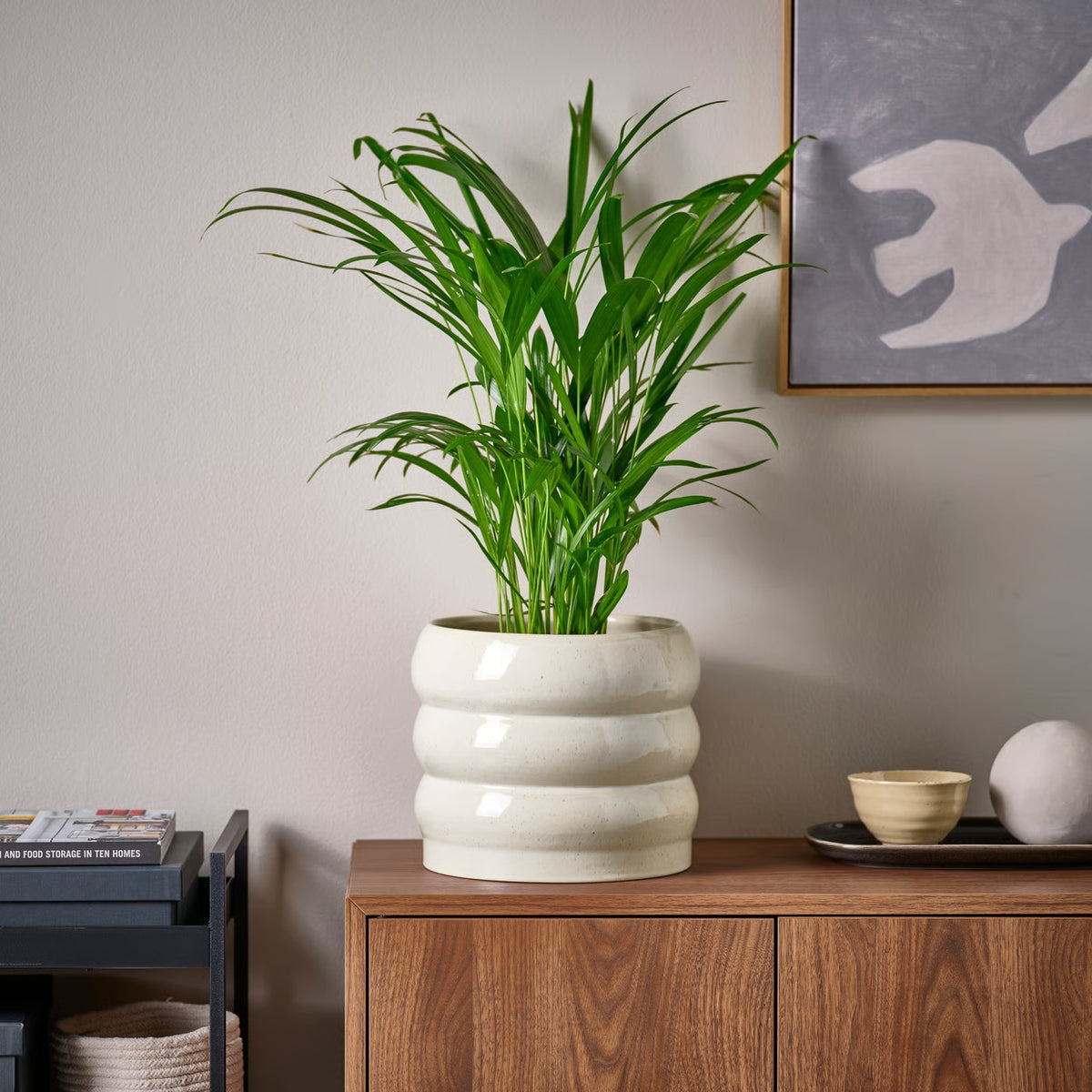 IKEA HASSELBUKETT Plant pot, indoor/outdoor/beige, 19 cm (7 ½ ")