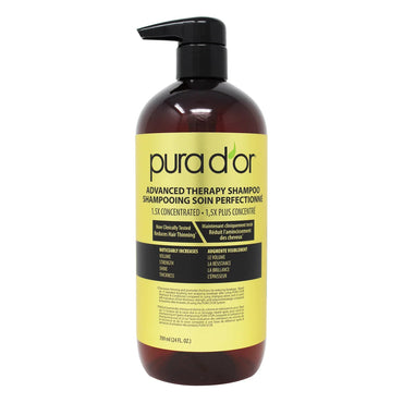 Pura D'Or Advanced Therapy Shampoo and Conditioner, 2 x 709 mL