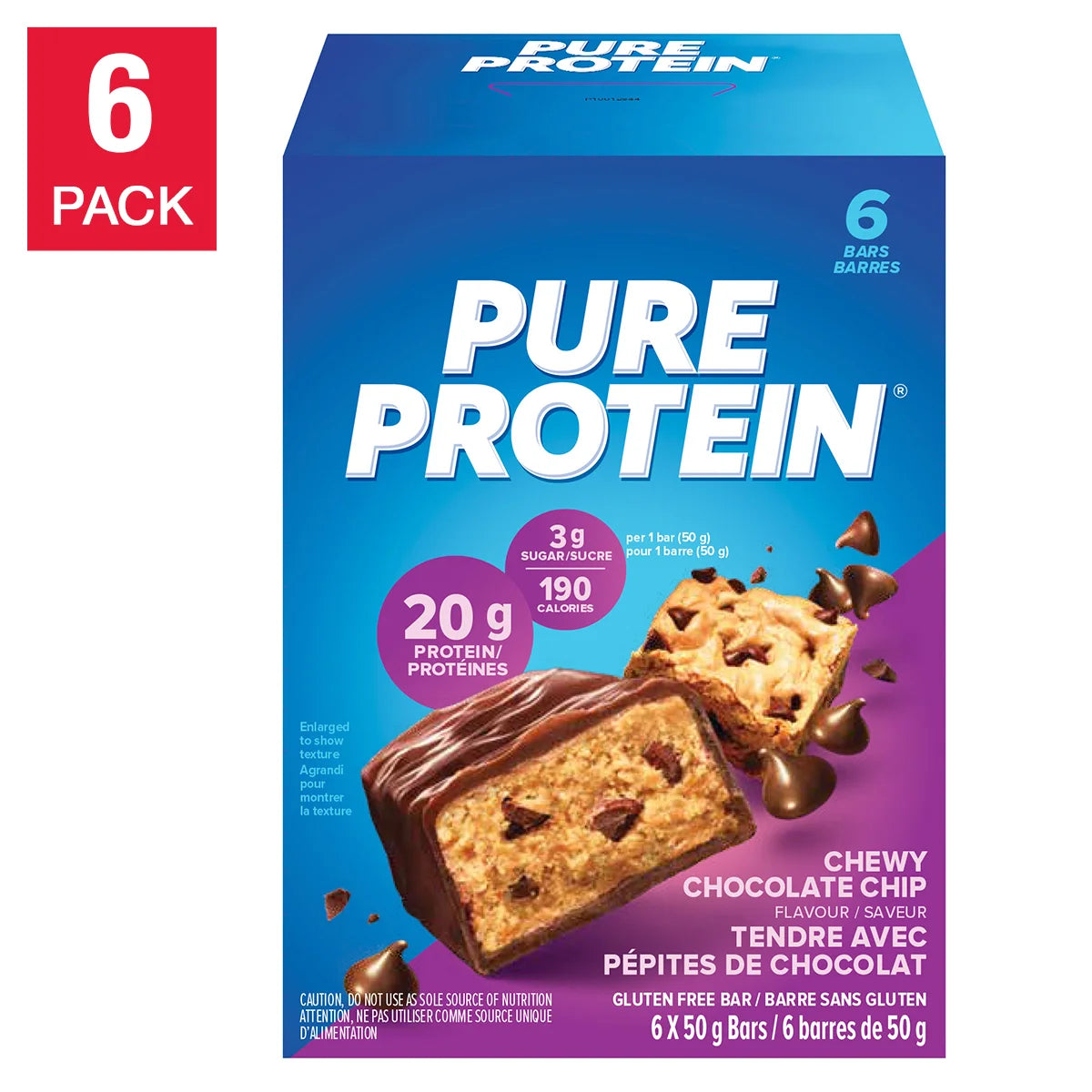 Pure Protein, Protein Bars, 36 × 50g - Galactic Brownie