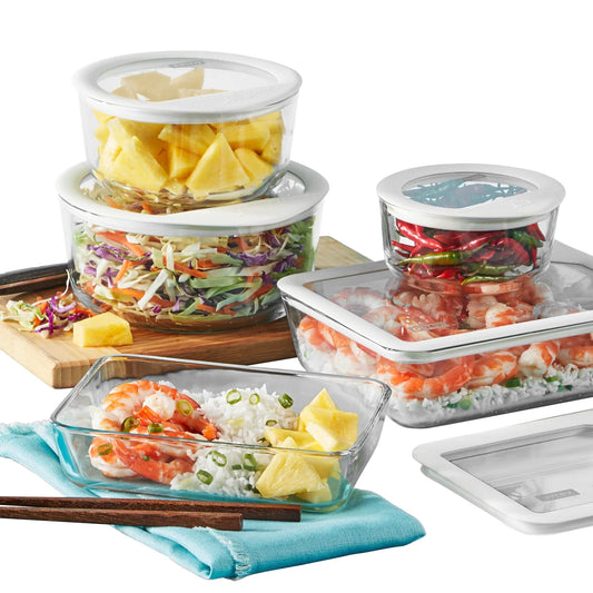 Pyrex Ultimate Glass Food Storage Set, 10-piece